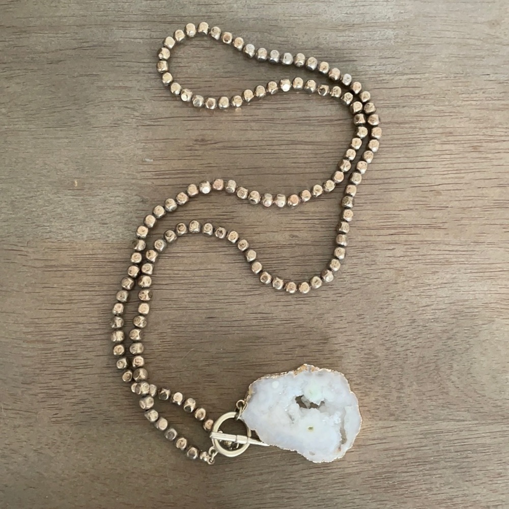 Geode Stone Necklace